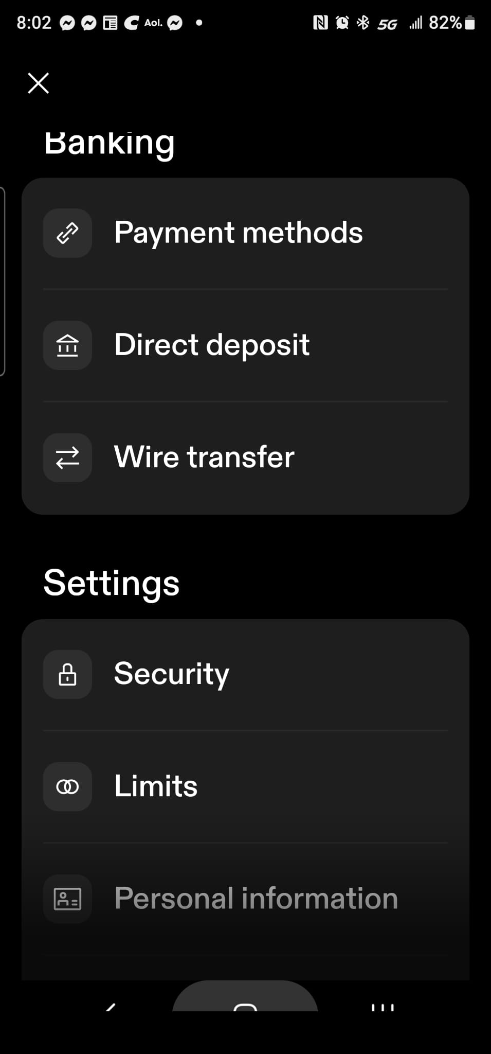 到达底部后点击Wire transfer我们获取电汇地址时候就要进行身份验证, 验证完成后,就可以直接获得电汇地址!.jpg
